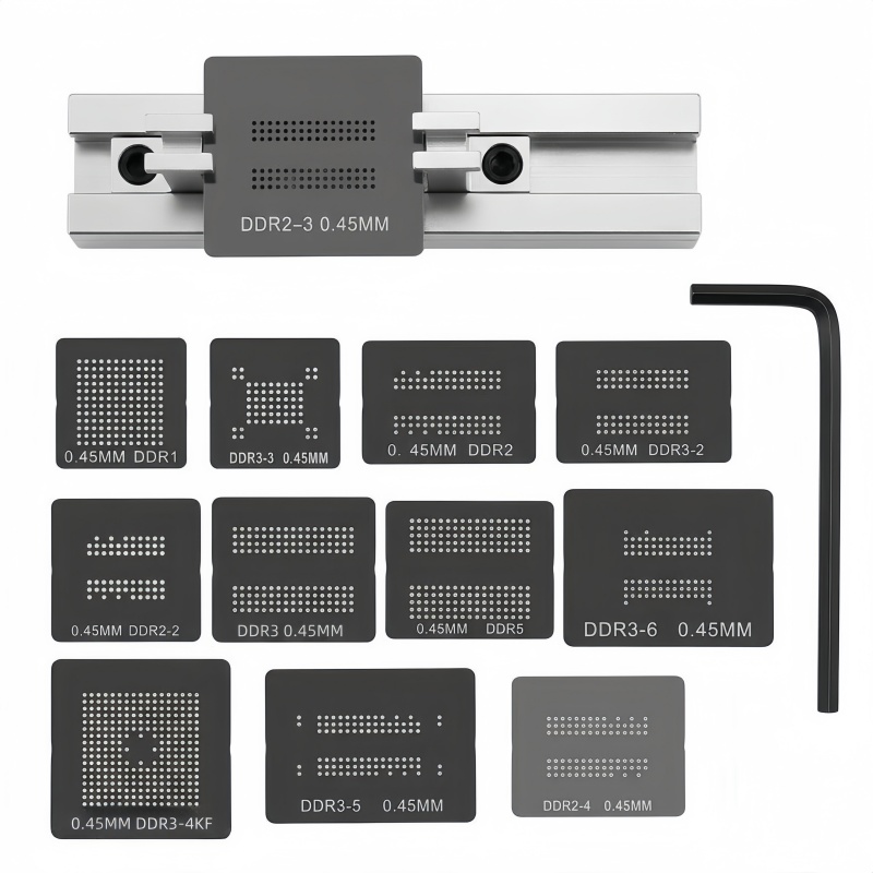 Infrared Bga Rework Station - BGA-Reballing-Schablonenhalter, geeignet für DDR1, DDR2, DDR3,